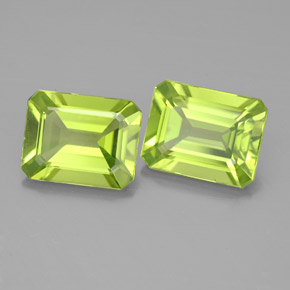 Achetez naturel ct vert péridot gems, taille émeraude, en provenance chine chez gemselect. en stock, livraison internationale!