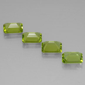 Achetez naturel ct vert péridot gems, taille émeraude, en provenance chine chez gemselect. en stock, livraison internationale!