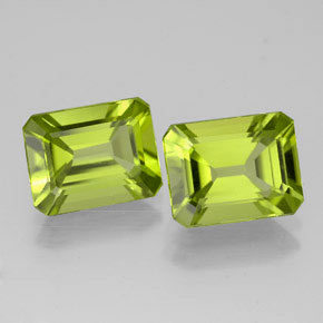 Achetez naturel ct vert péridot gems, taille émeraude, en provenance chine chez gemselect. en stock, livraison internationale!
