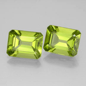 Achetez naturel ct vert péridot gems, taille émeraude, en provenance chine chez gemselect. en stock, livraison internationale!