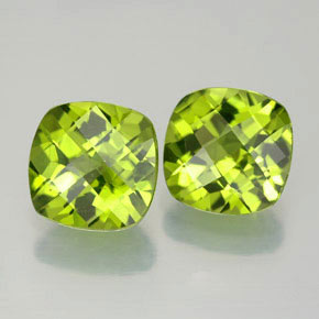 Achetez naturel ct vert péridot gems, coupe coussin, en provenance chine chez gemselect. en stock, livraison internationale!