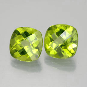 Achetez naturel ct vert péridot gems, coupe coussin, en provenance chine chez gemselect. en stock, livraison internationale!