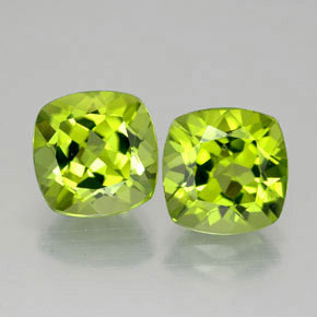 Achetez naturel ct vert péridot gems, coupe coussin, en provenance chine chez gemselect. en stock, livraison internationale!