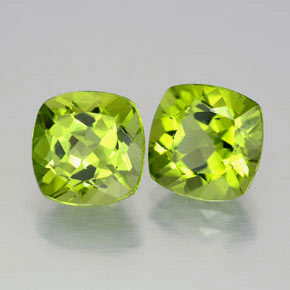 Achetez naturel ct vert péridot gems, coupe coussin, en provenance chine chez gemselect. en stock, livraison internationale!