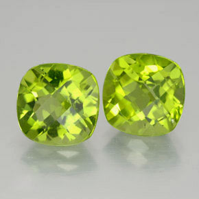 Achetez naturel ct vert péridot gems, coupe coussin, en provenance chine chez gemselect. en stock, livraison internationale!