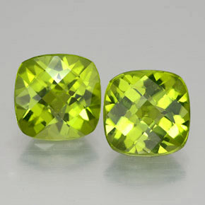 Achetez naturel ct vert péridot gems, coupe coussin, en provenance chine chez gemselect. en stock, livraison internationale!