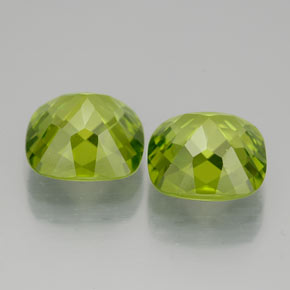 Achetez naturel ct vert péridot gems, coupe coussin, en provenance chine chez gemselect. en stock, livraison internationale!