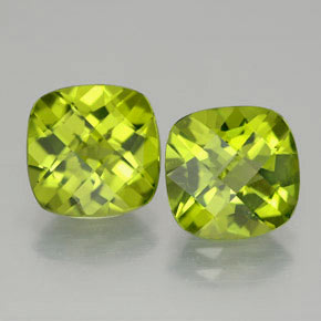 Achetez naturel ct vert péridot gems, coupe coussin, en provenance chine chez gemselect. en stock, livraison internationale!