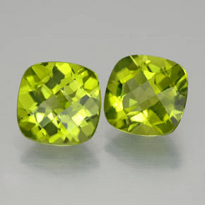 Achetez naturel ct vert péridot gems, coupe coussin, en provenance chine chez gemselect. en stock, livraison internationale!