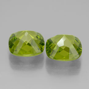 Achetez naturel ct vert péridot gems, coupe coussin, en provenance chine chez gemselect. en stock, livraison internationale!