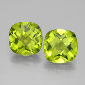 Achetez naturel ct vert péridot gems, coupe coussin, en provenance chine chez gemselect. en stock, livraison internationale!