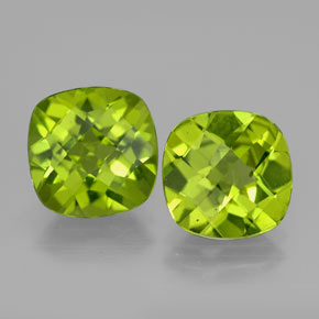 Achetez naturel ct vert péridot gems, coupe coussin, en provenance chine chez gemselect. en stock, livraison internationale!