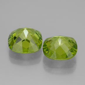 Achetez naturel ct vert péridot gems, coupe coussin, en provenance chine chez gemselect. en stock, livraison internationale!