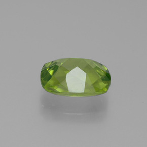 Péridot vert naturelle coupe coussin, 2,48 ct, VS