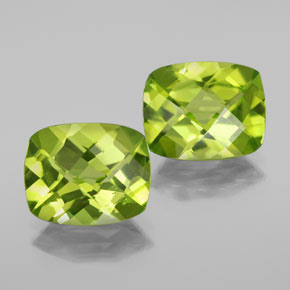 Achetez naturel ct vert péridot gems, coupe coussin, en provenance chine chez gemselect. en stock, livraison internationale!