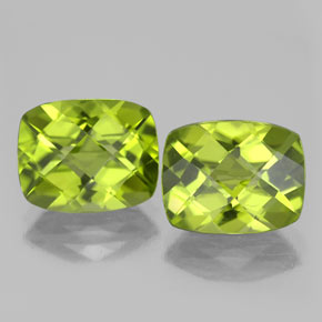 Achetez naturel ct vert péridot gems, coupe coussin, en provenance chine chez gemselect. en stock, livraison internationale!