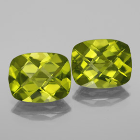 Achetez naturel ct vert péridot gems, coupe coussin, en provenance chine chez gemselect. en stock, livraison internationale!