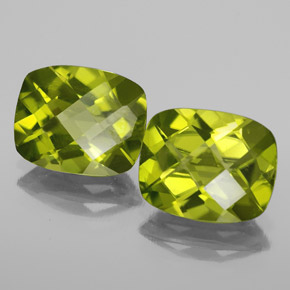 Achetez naturel ct vert péridot gems, coupe coussin, en provenance chine chez gemselect. en stock, livraison internationale!