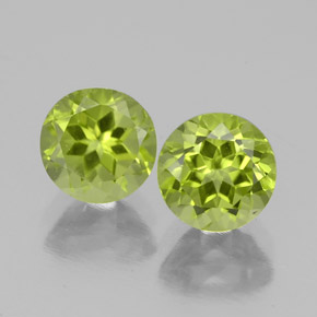 Achetez naturel ct vert péridot gems, coupe roude, en provenance chine chez gemselect. en stock, livraison internationale!