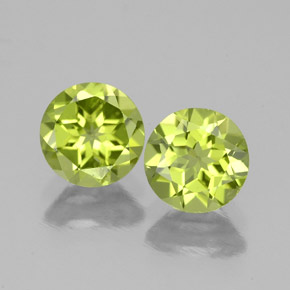 Achetez naturel ct vert péridot gems, coupe roude, en provenance chine chez gemselect. en stock, livraison internationale!