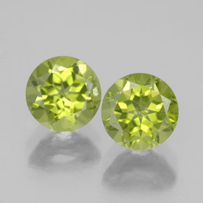 Achetez naturel ct vert péridot gems, coupe roude, en provenance chine chez gemselect. en stock, livraison internationale!