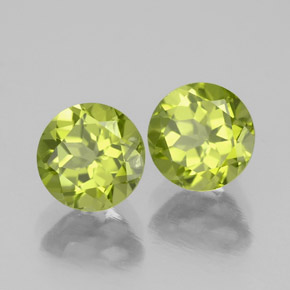 Achetez naturel ct vert péridot gems, coupe roude, en provenance chine chez gemselect. en stock, livraison internationale!