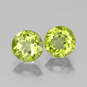 Achetez naturel ct vert péridot gems, coupe roude, en provenance chine chez gemselect. en stock, livraison internationale!