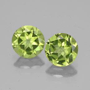 Achetez naturel ct vert péridot gems, coupe roude, en provenance chine chez gemselect. en stock, livraison internationale!
