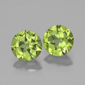 Achetez naturel ct vert péridot gems, coupe roude, en provenance chine chez gemselect. en stock, livraison internationale!