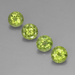 Achetez naturel ct vert péridot gems, coupe roude, en provenance chine chez gemselect. en stock, livraison internationale!