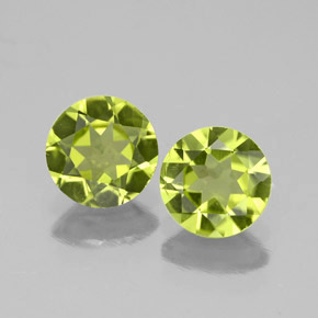 Achetez naturel ct vert péridot gems, coupe roude, en provenance chine chez gemselect. en stock, livraison internationale!