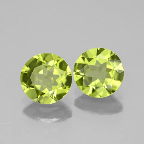 Achetez naturel ct vert péridot gems, coupe roude, en provenance chine chez gemselect. en stock, livraison internationale!
