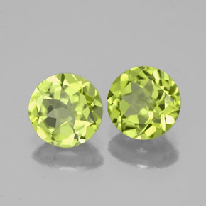 Achetez naturel ct vert péridot gems, coupe roude, en provenance chine chez gemselect. en stock, livraison internationale!