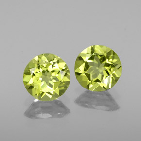 Achetez naturel ct vert péridot gems, coupe roude, en provenance chine chez gemselect. en stock, livraison internationale!