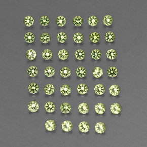 Achetez naturel ct vert péridot gems, coupe roude, en provenance chine chez gemselect. en stock, livraison internationale!