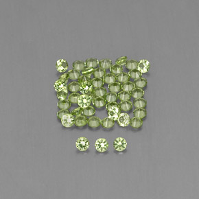Achetez naturel ct vert péridot gems, coupe roude, en provenance chine chez gemselect. en stock, livraison internationale!