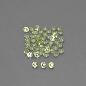 Achetez naturel ct vert péridot gems, coupe roude, en provenance chine chez gemselect. en stock, livraison internationale!