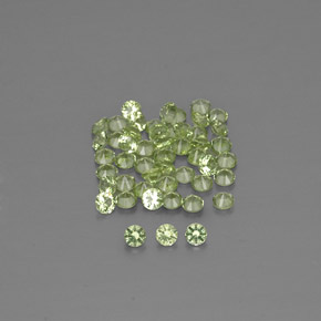 Achetez naturel ct vert péridot gems, coupe roude, en provenance chine chez gemselect. en stock, livraison internationale!