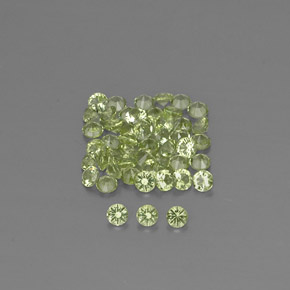 Achetez naturel 1,46ct vert péridot gems, coupe roude, en provenance chine chez gemselect. en stock, livraison internationale!