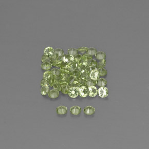 Achetez naturel 1,46ct vert péridot gems, coupe roude, en provenance chine chez gemselect. en stock, livraison internationale!