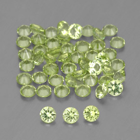 Achetez naturel ct vert péridot gems, coupe roude, en provenance chine chez gemselect. en stock, livraison internationale!
