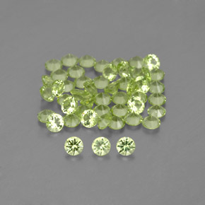 Achetez naturel ct vert péridot gems, coupe roude, en provenance chine chez gemselect. en stock, livraison internationale!