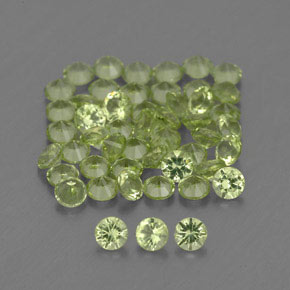 Achetez naturel ct vert péridot gems, coupe roude, en provenance chine chez gemselect. en stock, livraison internationale!