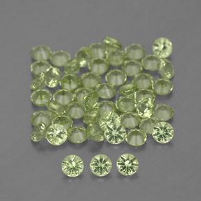 Achetez naturel 1,48ct vert péridot gems, coupe roude, en provenance chine chez gemselect. en stock, livraison internationale!