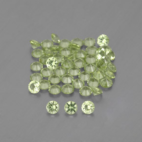 Achetez naturel ct vert péridot gems, coupe roude, en provenance chine chez gemselect. en stock, livraison internationale!