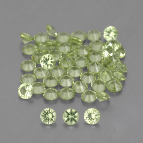Achetez naturel ct vert péridot gems, coupe roude, en provenance chine chez gemselect. en stock, livraison internationale!