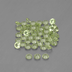 Achetez naturel ct vert péridot gems, coupe roude, en provenance chine chez gemselect. en stock, livraison internationale!