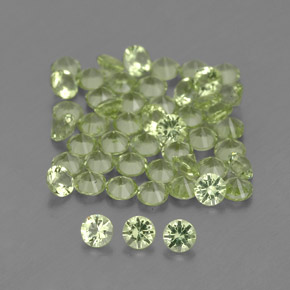 Achetez naturel ct vert péridot gems, coupe roude, en provenance chine chez gemselect. en stock, livraison internationale!