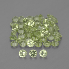 Achetez naturel ct vert péridot gems, coupe roude, en provenance chine chez gemselect. en stock, livraison internationale!
