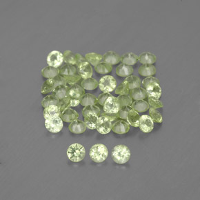 Achetez naturel ct vert péridot gems, coupe roude, en provenance chine chez gemselect. en stock, livraison internationale!